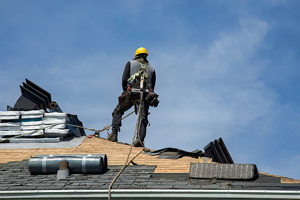 Professional Roof Replacement technician working in Bridgewater, SD